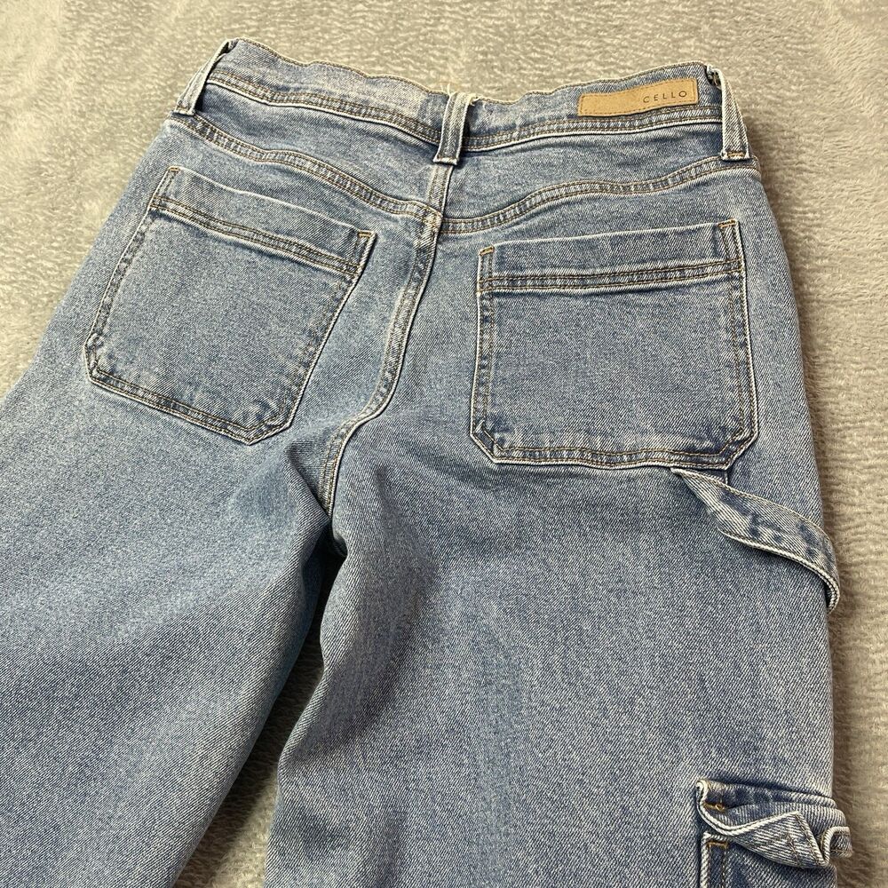 Cello Womens Cargo Jeans  Sz Tag 5/32‎ Carpenter - Picture 5 of 12
